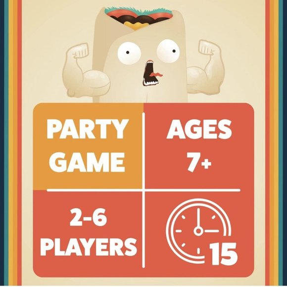 NWT Throw Throw Burrito Card Game - Picture 5 of 9